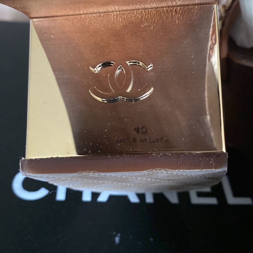 Chanel Clog Sandal. Brown with chain detail. - Picture 3 of 6